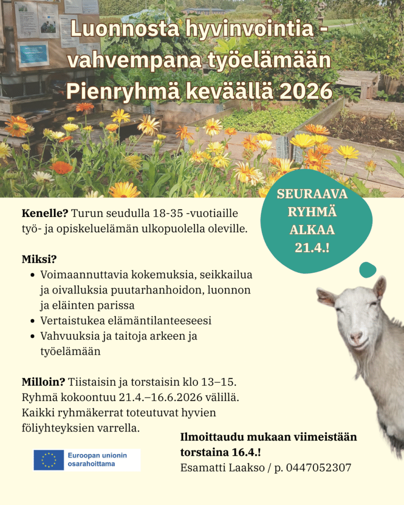 Uusi ryhmä huhtkuu 2026